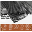 Mueller Ultra-Premium Drawer and Shelf Liner, 17 Inch x 20 FT Heavy-Duty and Slip-Resistant Liner, Durable Non Adhesive Waterproof Roll, for Drawers, Kitchen, Cabinets, Shelves, Desks, Black