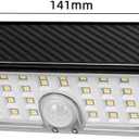 Solar Lights Outdoor, IP65 Waterproof Security Light with 4 Motion Sensor Modes, 450LM for Yard, Fence, Garage - Warm White 3000K 6 Pack