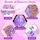 Meland Princess Dresses for Girls - Light Up Princess Costume for Little Girl, Halloween Costumes & Gift for Toddler Age 3-10 (5-6 Years)
