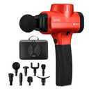 LifePro Massage Gun & Massage Gun Holder (Sold Separately) - Percussion Muscle Massager for Athletes with 8 Heads and 5 Speed Settings - Deep Tissue Back Muscle Massager Extender for Recovery