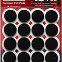 Felt Furniture Pads X-Protector - 48 PCS 1" - Premium Felt Pads Floor Protectors - Furniture Feet Wood Floors Protectors - Prevent Scratches, Annoying Noise & Protect Your Hard Surfaces! (Black)