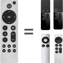 Replacement Remote Control fit for Apple 4K TV/Gen 1 2 3 4/ HD A2843 A2737 A2169 A1842 A1625 A1427 A1469 A1378 A1218 (No Voice Command)