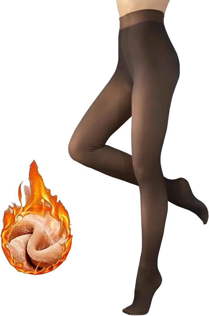 200D Thermal Opaque Winter Tights, Skin-Permeable, Slim Fit (Black) 200D Thermal Opaque Winter Tights, Skin-Permeable, Slim Fit (Black)