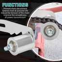Mini Bike Chain Tensioner Adjuster Bracket with Roller for Predator 79cc 212cc 224cc 236cc 196cc GX160 GX200 Engine for Baja Doodlebug DB30 Coleman CT200U CT200U-EX CT200U-EXR BT200X Mini bike