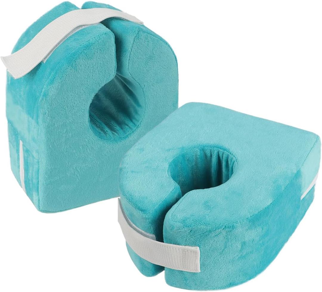 Foot Elevation Pillow Heel Protector for Pressure Sores Ulcer Foot Wedge Support Elevator Ankle Pillow Anti Bed Sore Pad Relieve Cushion Leg Rest for Elderly Bedridden Patients (Green 2 * Pcs)