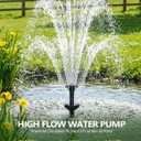 KimFilter 790 GPH Submersible Koi Pond Filter with Fountain Pump Kit