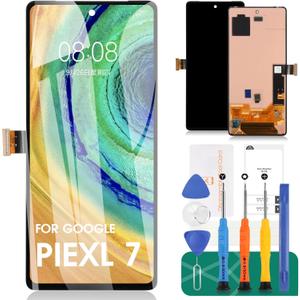 for Google Pixel 7 Screen Replacement for Google Pixel 7 LCD Digitizer Repair Kits for Google Pixel 7 GVU6C Display Touch Screen Assembly Replacement GQML3 Original