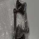 MyGift Rustic Cast Iron Door Pull Handle with Industrial Wrench and Gears Design, Heavy Duty Commercial Hardware, Decorative Mechanic Factory Style for Sliding Doors, Set of 2