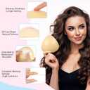 2 x Double Sided Sticky Bra Inserts, Reusable Adhesive Push up Sticky Bra Pads for Women Bikini Swimsuit Strapless Bras (Skin Tone)