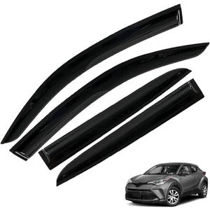 Window Visors Sun Rain Guards - Window Deflectors for Car 4-Pack Vent Shade Deflector Replacement for C-HR 2018-2020