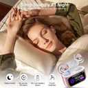 Sleep Earbuds Bluetooth 5.4 in Ear Touch Screen Sleep Headphones, Small Design Mini Sleep Earbuds for Side Sleepers with Sleep Mode, 48H Playtime Sleep Earphones Clear Calls, 5 EQ Modes, Rose