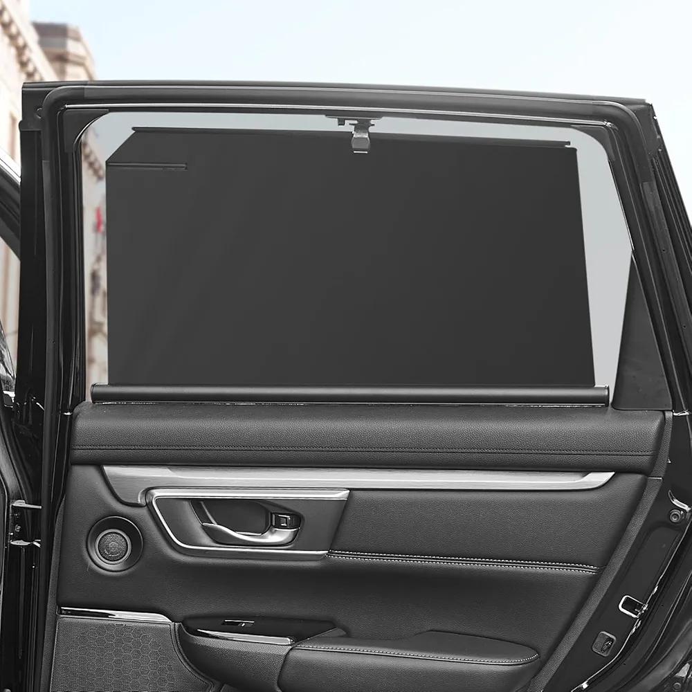 JOYTUTUS Car Side Window Sunshade, 2 Pack for Toyota RAV4 2017-2025, Honda CR-V 2019-2025 and Nissan Rogue 2021-2025, Retractable UV Protection Side Window Shade, Privacy Screen & Blackout for Baby