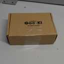 Goo-Ki Brushed Brass Zinc Alloy Cabinet Handles - 3''(76mm) Hole Center Affordable Luxury Cabinet Pull Hardware for Bedroom, Kitchen, 6 Pack