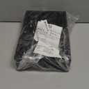 Tea Bag Organizer Wood Black, 4 Compartments Tea Bag Holder, Large Capacity Sugar Packet and Coffee Station Organizer, Tea Bags Caddy Drawer Storage Container for Countertop