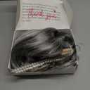 Old Lady Wig Costume Set for Women Short Curly Grandma Wig and Glasses Silver Grey Granny Wigs for Old Woman Cosplay Halloween Party (Silver Grey/Old Lady)