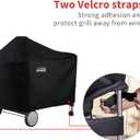 BBQ Grill Cover for Weber Performer Deluxe Charcoal: Heavy Duty Waterproof 22 Inch BBQ Cover for Weber Performer Charcoal Grills