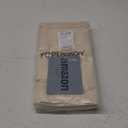 TOPDesign 12-Pack Economical 16"x15" Cotton Tote Bags, Lightweight Medium Reusable Grocery Shopping Cloth Bags, Suitable for DIY, Advertising, Promotion, Gift, Activity (Beige)