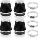 GoaMotors 4PCS 54mm Air Intake filter Pod Cleaner Fit for Honda for Suzuki for Kawasaki Motorcycle Nighthawk CB750 for Yamaha