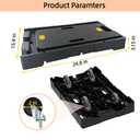 HBFBDRCT Furniture Dolly 4 Wheels Heavy Duty Plastic Dolly Cart, 330-lb Load Capacity Furniture Moving Dollies with 4 Wheels for Piano, Couch, Fridge, Washing Machine, Big Plant