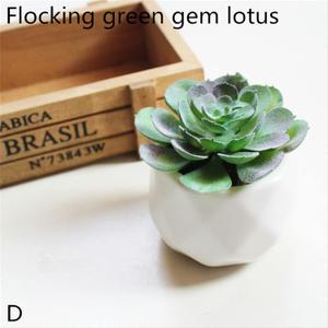 Artificial Multilayer Succulent Plant Bonsai Simulation Succulent Plant Green Plants Flower Home Room Leisure Decor Art with Pot