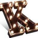 Glintee Led Marquee Letter Lights Newly Design Light up Letters for Events Wedding Party Birthday Home Bar DIY Decoration-K