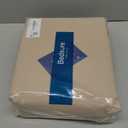 Bedsure 100% Washed Cotton Duvet Cover Queen Size - Frosted Almond Minimalist Bedding Set Linen Like - PureWoven Plain Simple & Soft Comforter Cover for All Seasons, Frosted Almond, Queen, 90"x90"