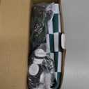 Juegoal 20" Portable Chess & Checkers Set, 2 in 1 Travel Board Games for Kids and Adults, Folding Roll up Chess Game Sets, Extra 26 Checker Pieces, Tournament Thick Mousepad Mat with Storage Bag