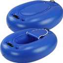 2 Pack Floating Coolers for River Inflatable Cooler 40 Qt - River Cooler Float with Lid Built in Four Cup Holder