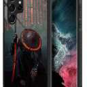 Compatible with Samsung Galaxy S24 Ultra Case, Samurai Galaxy S24 Ultra Case for Boys Man, Soft TPU Bumper Design Anti-Scratch Shockproof 6.9-inch