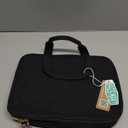 BAGSMART Toiletry Bag Travel Bag with Hanging Hook, Water-resistant Makeup Cosmetic Bag Travel Organizer for Accessories, Shampoo, Full-size Container, Toiletries (Black, Medium)