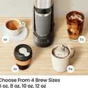 CHEFMAN Single Serve Coffee Maker, K Cup Coffee Machine: Compatible with K-Cup Pods and Ground Coffee, Brew 6 to 12oz Cup Drip Coffee Maker, 40oz Water Reservoir, Cup Lift, Filter Included