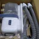 Dog Grooming Kit with Vacuum, 15000Pa Pet Hair Clipper and Shedding Brush, 50dB Low Noise, 2L Capacity, White