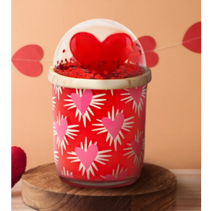 Velas Yours Berry + Basil Valentine's Day Globe Scented Candle