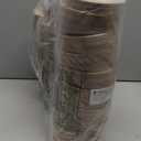 Paper Soup Containers with Lids, 50 Pack Brown Soup Bowls Biodegradable Ice Cream Cups with LidS for Hot Soup or Ice Cream (50 sets, 8 oz)