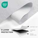Joydeco Cordless Blackout Roller Shade, Zero-Gap Top, 34" W x 72" H, Grey