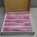 Homy Feel Pink Glitter Plastic Pink Wine Glasses 30 Pack, 5 OZ Champagne Flutes Disposable for Party, Plastic Champagne Flutes, Mimosa Bar Glasse Supplies