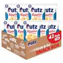 Utz Ripples Original Crispy Chips Made from Fresh Potatoes, 42 Count, Crunchy Individual Snacks to Go, Gluten Free Snacks, brand is Utz, variation theme is Flavor that is Ripples Original, Size that is 42 Count (Pack of 1) (BBD - 02/16/2026