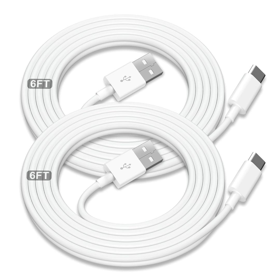 Car Carplay Cable for iPhone 17/16/15,for Apple 6ft 2Pack Long USB A to USB C Charging Cord,for iPhone 17/Air/16E/15/Plus/Pro Max,for iPad Pro/Mini 6/7th Gen/Air 4th/5th USBC Charger 6foot
