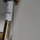 Ivilon Tension Curtain Rod - Spring Tension Rod for Windows or Shower, 54 to 90 Inch. Warm Gold
