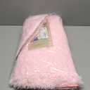 OLANLY Pink Round Rugs for Bedroom - Machine Washable, 4 ft Circle Area Rugs for Living Room, Soft and Fluffy Shaggy Carpet for Teen Girls and Boys, Nursery Rooms, Dorms, Home Decor Aesthetic