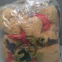 36 Pcs Mini Christmas Elk Soft Stuffed Plush Toy with Red Scarf Brown Nose Plush Animal Doll Gifts for Xmas Birthday Party Gifts