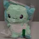 Axolotl Microwavable Unscented Heating Pad for Women and Kids- Cute Soft Cozy Pillow Plush Heatable Warm Stuffed Animals - Kawaii Hot and Cold Plushie Food Toy - Axolotl Gifts for Girls and Boys Mint