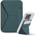 MOFT Magnetic Wallet Stand Compatible with iPhone 17/16/15/14/13/12 Series, Angle Adjustment & Magsafe Compatible MOVAS Phone Stand, Jungle