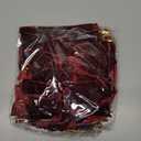 24 Pcs Velvet Bows for Christmas Tree Vintage Ribbon Bows for Crafts Garland Home Coquette Wedding Birthday Decor(5 x 7 Inch,Width of 1",Burgundy)