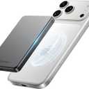 10,000mAh MagSafe Power Bank Ultra Slim, Magnetic Wireless Charger with USB-C Cable, Fast Charging Portable Battery for iPhone 17 Pro Max/17 Pro/Air/16/15/14/13/12, All-Metal Design