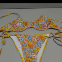 SOLY HUX Women's Floral Print Bikini Sets Underwire Tie Side Bathing Suits Two Piece Swimsuit, Multicoloured Floral, Medium