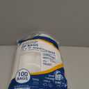 Spartan Industrial - 13" X 15" (100 Count) 2 Mil Clear Reclosable Zip Plastic Poly Bags with Resealable Lock Seal Zipper