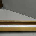 DEZ FURNISHINGS Cordless 1" Light Filtering Pleated Shade, Fabric, 37" W x 48" H, White