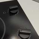 2 Burner Electric Cooktop - 110v Countertop and Built-in Electric Stove 2000W, 12 Inch Ceramic Stove with Residual Heat Indicator, Over-Temperature Protection, Knob Control, 110-120V Plug in