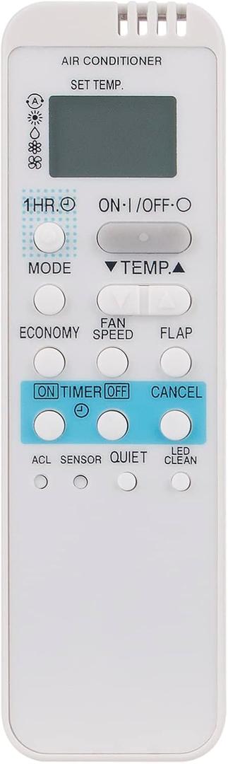 Replacement Remote Control fit for Sanyo RCS-1PS4U-G KS0951 KS1251 KS1852 HS1852 SAP-K127GS5A Air Conditioner